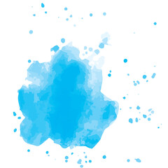 Obraz premium Watercolor paint stains backgrounds. Art element illustration for your design.