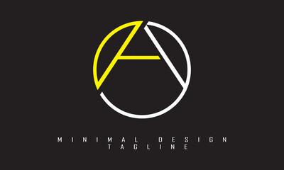 AO or OA Minimal Logo Design
