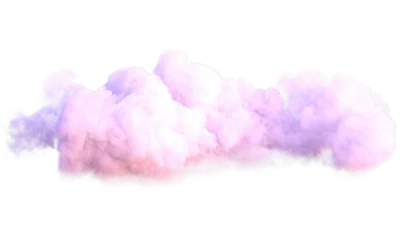 Foto op Plexiglas Realistic pink cloud. © NightTampa