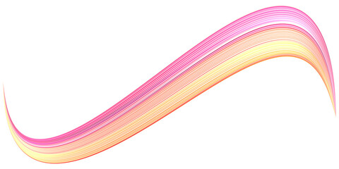 Abstract lines transparent