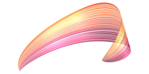 Abstract lines transparent