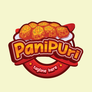 panipuri indian food character mascot