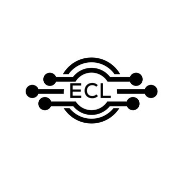 ECL letter logo. ECL best white background vector image. ECL Monogram logo design for entrepreneur and business.	
