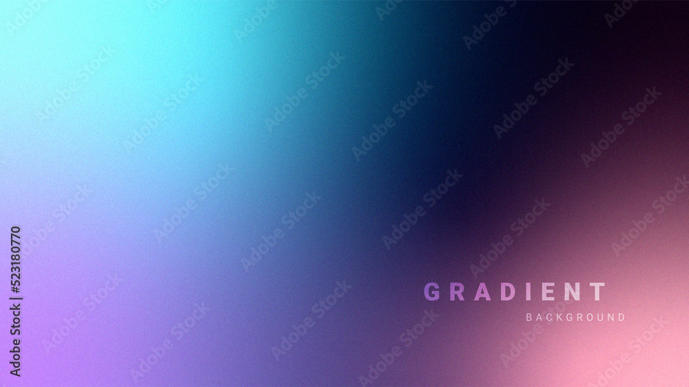 Poster Abstract blurred color gradient background vector.
