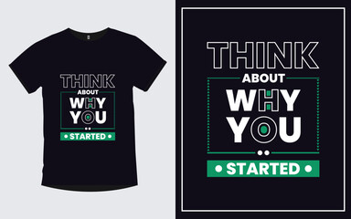 Think it want it get it quotes typography trendy poster and t shirt design