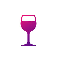 wineglass, glass with wine icon