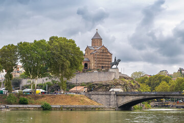 Virgin Mary Metekhi church, Tbilisi, Georgia