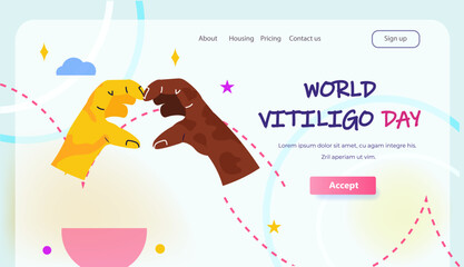 world vitiligo day another kind of beauty love yourself accept your body hands vitiligo skin disease horizontal