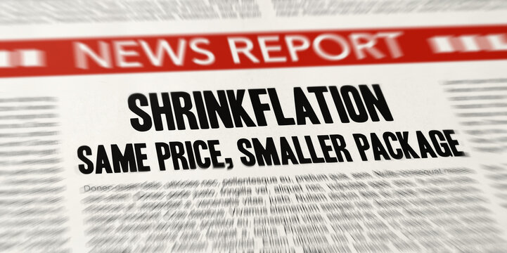 Newspaper Headline - Shrinkflation