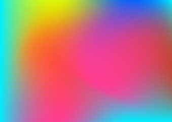 Colorful gradient abstract banner background