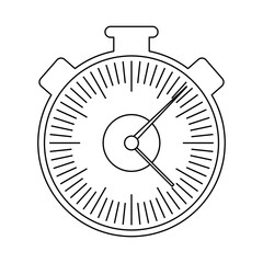 Stop watch timer icon - vector illustration