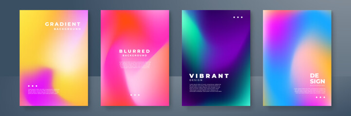Trendy summer fluid gradient background, colorful abstract liquid 3d shapes. Futuristic design wallpaper for banner, poster, cover, flyer, presentation, advertising, landing page