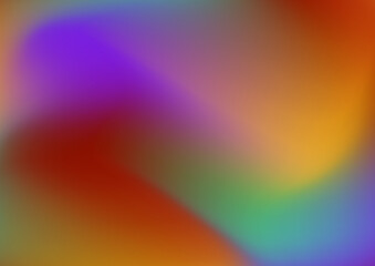 Gradient red yellow orange green blue pink blur abstract background