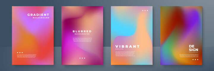 Trendy summer fluid gradient background, colorful abstract liquid 3d shapes. Futuristic design wallpaper for banner, poster, cover, flyer, presentation, advertising, landing page