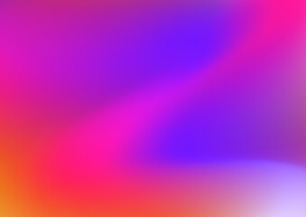 Gradient red yellow orange green blue pink blur abstract background