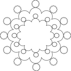 Vector line flowers beautiful  for footage background wallpaper and seamless artwork illustration texture of art graphic design isolated flat trendy design for fabric cotton beautiful pattern colorful