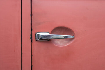 The door of old-timer car