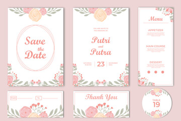 Set Weeding Invitations