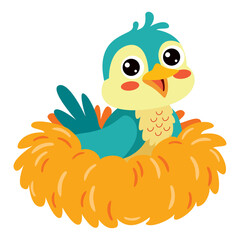 Cartoon Illustration Of A Bird