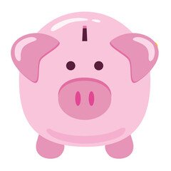 pink piggy bank