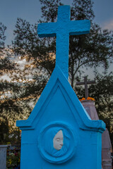 cross on a cemetery