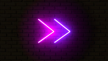 illustration arrow direction effect, neon laser point night abstract art element, shape advertisement ai colorful border concepts, creativity curve cyberspace, electricity fluorescent glowing graphic 