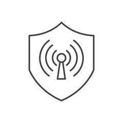 Private network icons  symbol vector elements for infographic web