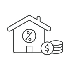 House Loan icons  symbol vector elements for infographic web