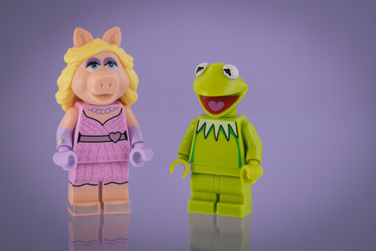 Dortmund Deutschland 13. August 2022 Lego Miss Piggy von der Muppet Show
