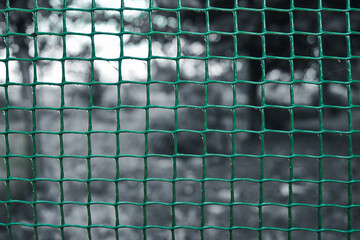 close up of a net