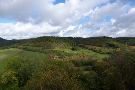vue depuis le village de Puycelsi