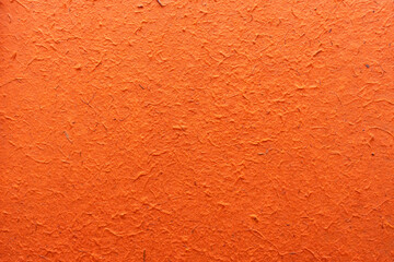 Orange elephant poo paper with  texture. 