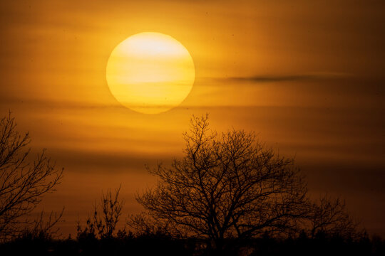 Sunset in the country side