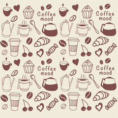 coffee pattern