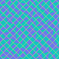 Color Rhombus tile tessellation pattern illustration