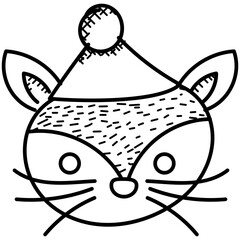 Obraz premium Cat Face 