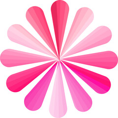 Star flower shape buttons festival badge label sticker promotion advertising abstract background illustration