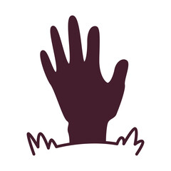 simple silhouette halloween icon