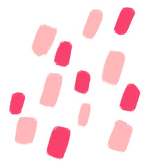 Bacon breakfast food set elements hand drawn doodle minimal style pastel color illustration