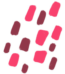 Bacon breakfast food set elements hand drawn doodle minimal style pastel color illustration