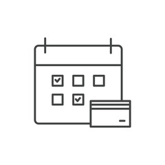 Grace Period icons  symbol vector elements for infographic web