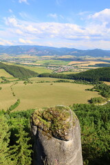 Sulov rocks national park - mountains landscape located in Slovakia