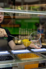 bubble tea in a plastic cup