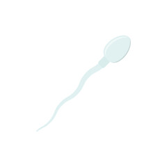 Spermatozoon icon. Vector illustration. Flat design.