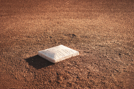 Base on softball and baseball field