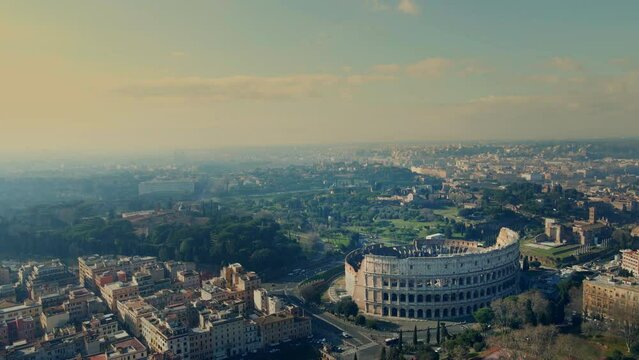 Roman Colosseum and Celio District