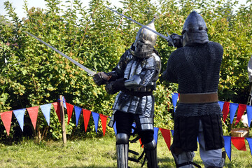 medieval knight fight