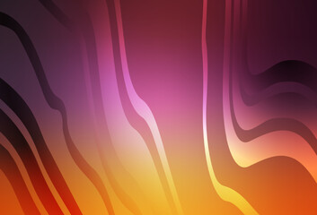 Light Pink, Yellow vector template with wry lines.