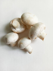 fresh mushrooms. champignons, ingredients for cooking	