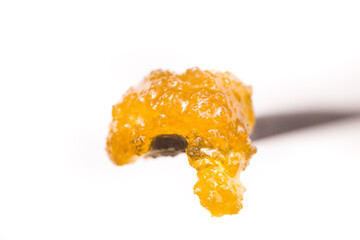 Cannabis concentrates and extract close up macro - obrazy, fototapety, plakaty